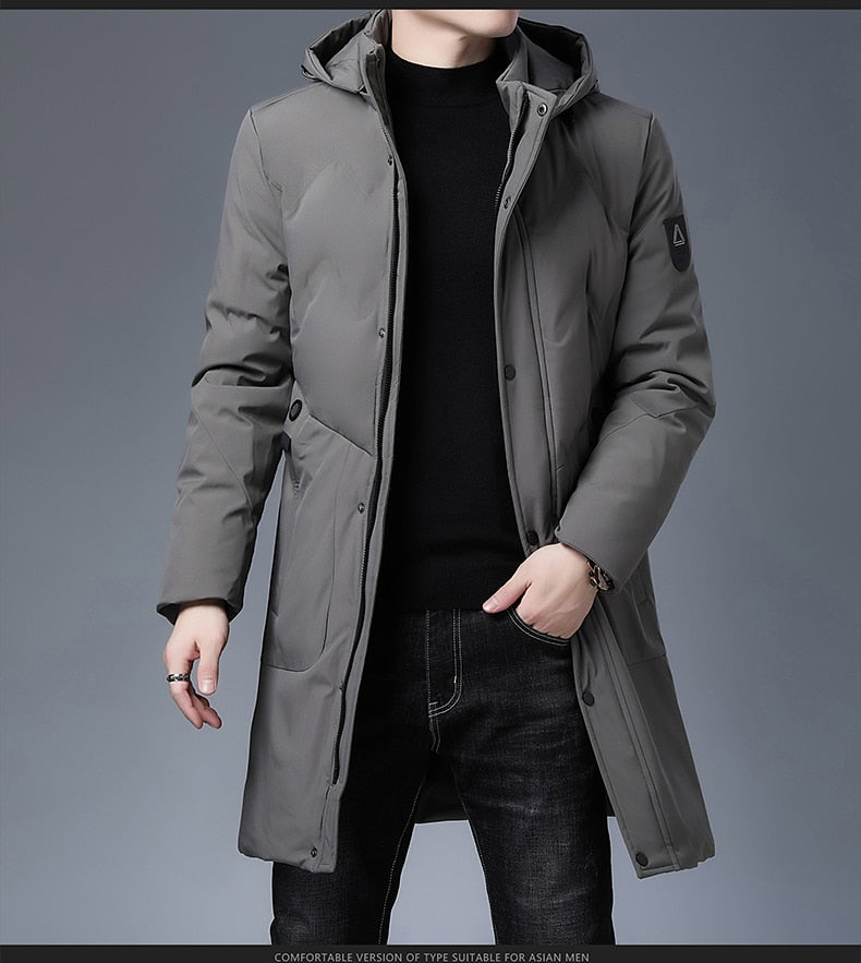 Parkas Jacket Men Longline Windbreaker Coats Clothing - MERGE.DAY.1.FREESTYLE
