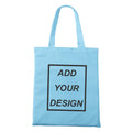 Custom Tote Bag Shopping Add Your Text Print Original Design Zipper Unisex Fashion Travel Canvas Bags - MERGE.DAY.1.FREESTYLE