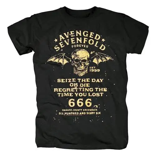 Harajuku Metalcore Avenged Sevenfold Rock T Shirt Hip Hop Streetwear T Shirt - MERGE.DAY.1.FREESTYLE