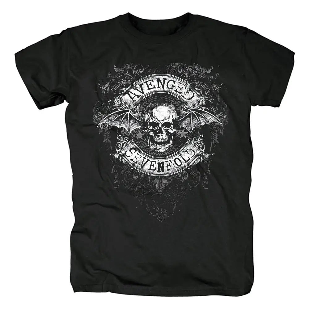 Harajuku Metalcore Avenged Sevenfold Rock T Shirt Hip Hop Streetwear T Shirt - MERGE.DAY.1.FREESTYLE