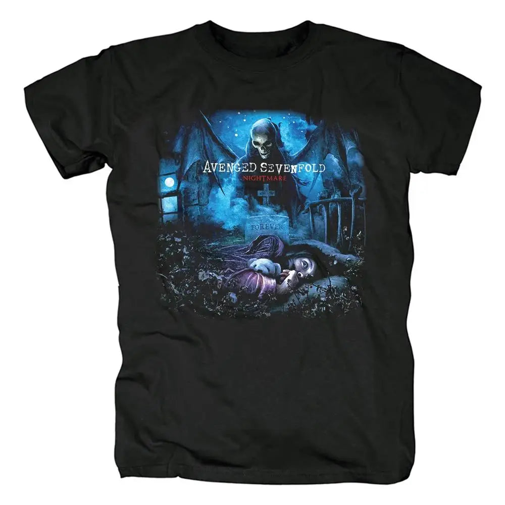 Harajuku Metalcore Avenged Sevenfold Rock T Shirt Hip Hop Streetwear T Shirt - MERGE.DAY.1.FREESTYLE