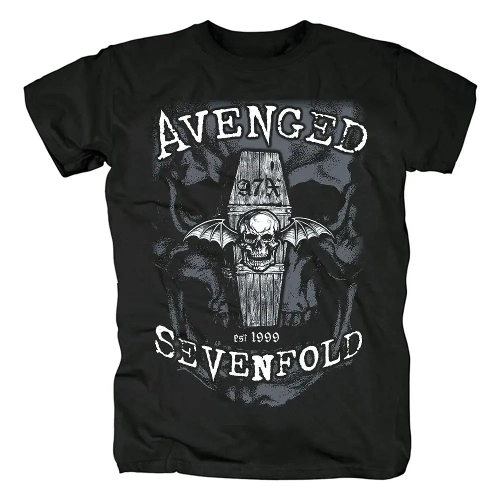 Harajuku Metalcore Avenged Sevenfold Rock T Shirt Hip Hop Streetwear T Shirt - MERGE.DAY.1.FREESTYLE