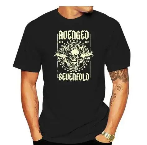 Harajuku Metalcore Avenged Sevenfold Rock T Shirt Hip Hop Streetwear T Shirt - MERGE.DAY.1.FREESTYLE