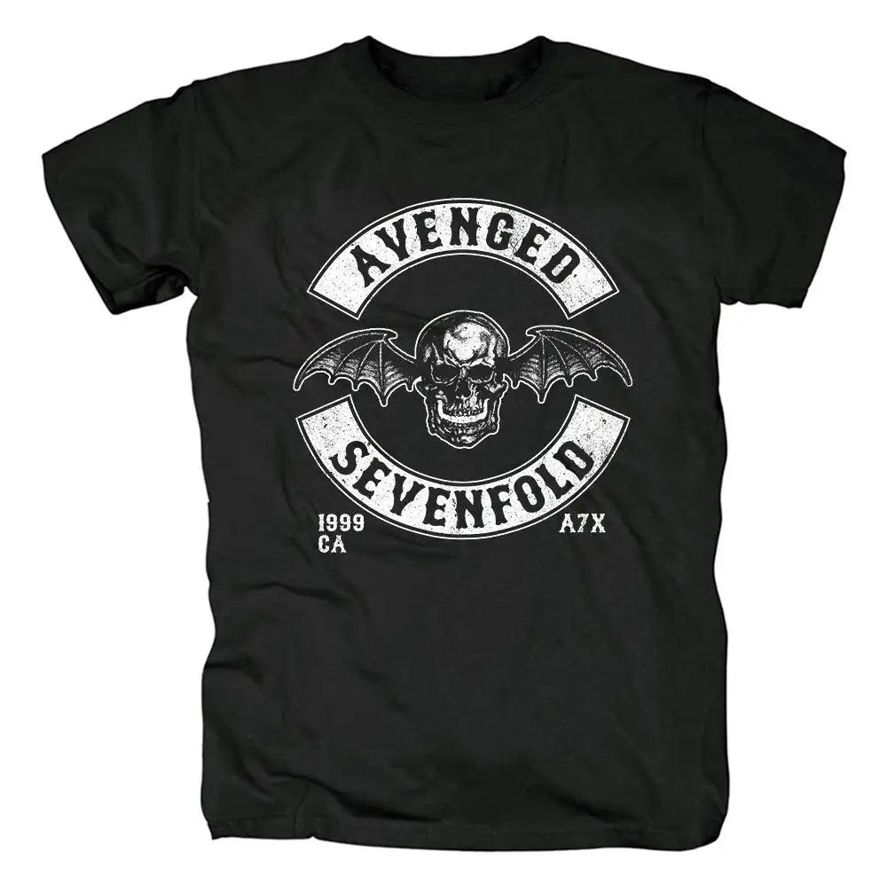 Harajuku Metalcore Avenged Sevenfold Rock T Shirt Hip Hop Streetwear T Shirt - MERGE.DAY.1.FREESTYLE