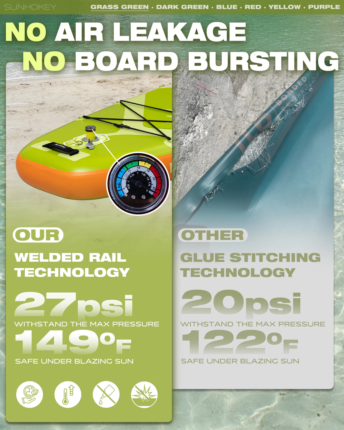 New Product Hot Sale Inflatable Stand up Paddle Board Drop Stitch 420LBS sup Board Paddle Surf Board for All Skill Levels - MERGE.DAY.1.FREESTYLE