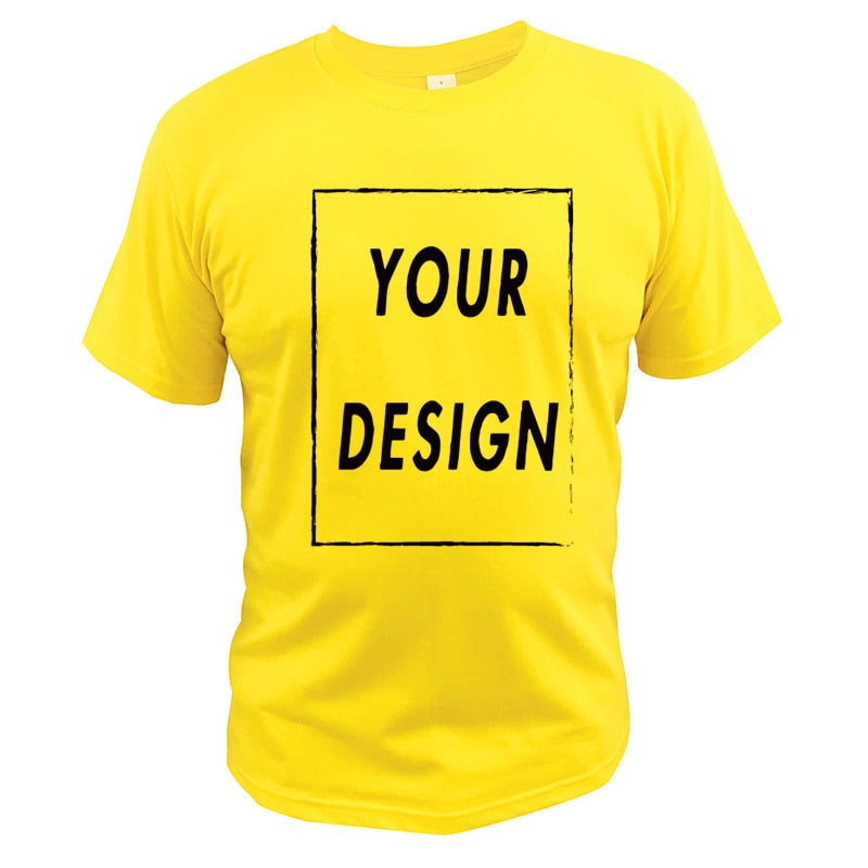 Custom T Shirt EU Size 100% Cotton Make Your Design Logo Text Men Women Print Original Design - MERGE.DAY.1.FREESTYLE