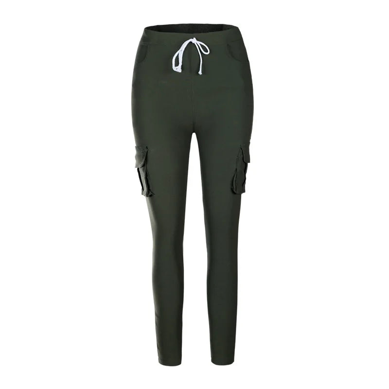 Elegant Elastic Women Pants Oversize Drawstring Long Pencil Pants - MERGE.DAY.1.FREESTYLE