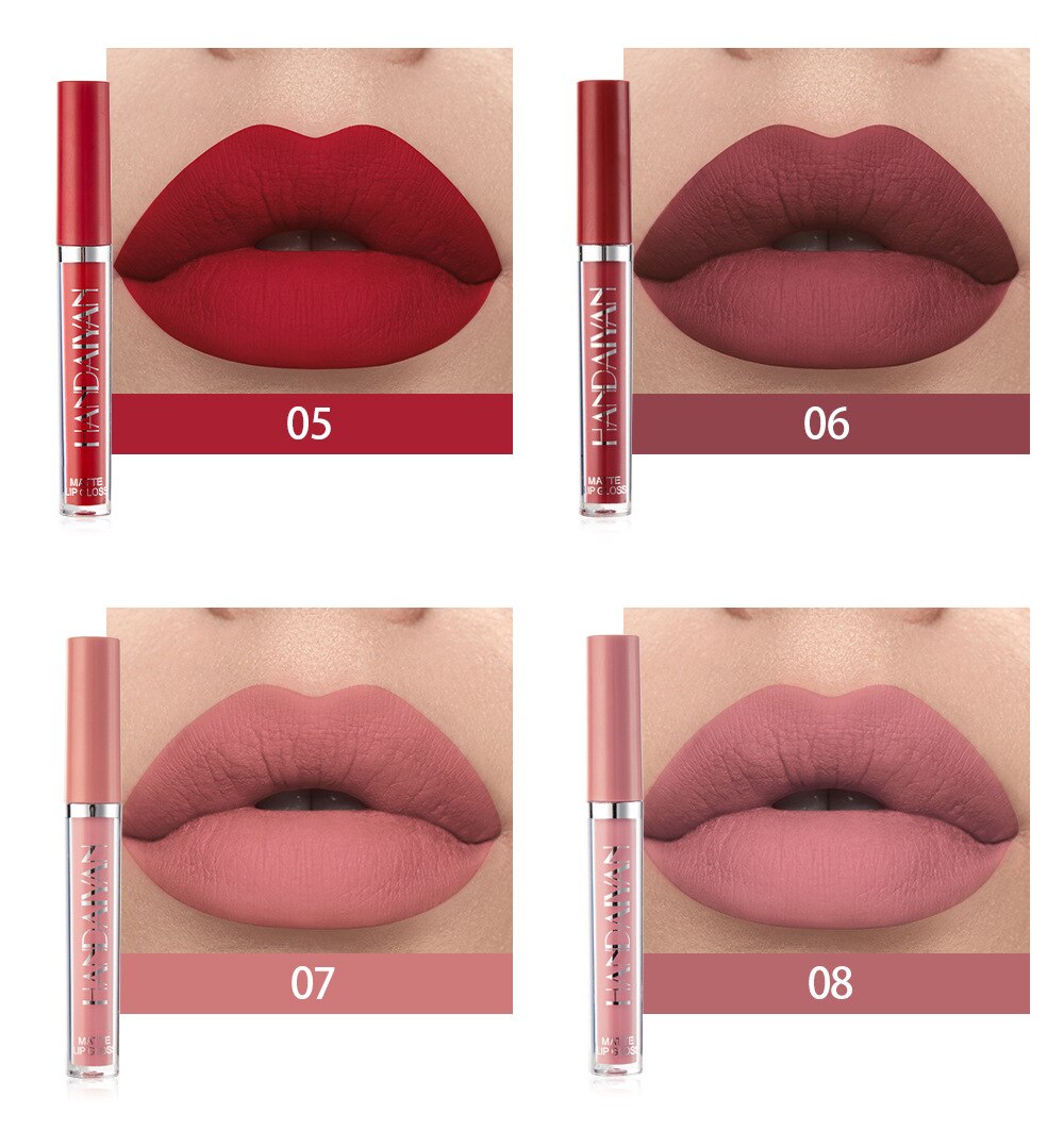 12 Colors Sexy Liquid Lipstick Matte Waterproof Lipgloss Nude Makeup Cosmetic - MERGE.DAY.1.FREESTYLE