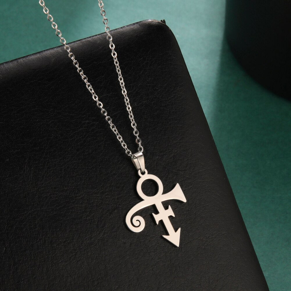 Guitar Memorial Love Symbol Pendant Necklace Le Petit Prince Necklaces - MERGE.DAY.1.FREESTYLE