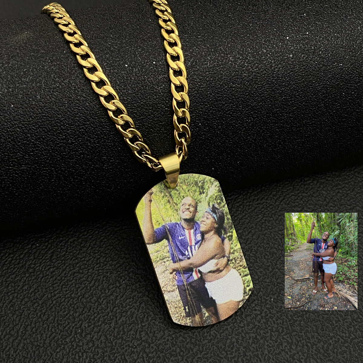 Custom Color Photo Necklaces Pendant With Picture Chain Necklace For Women Child Baby Jewelry - MERGE.DAY.1.FREESTYLE