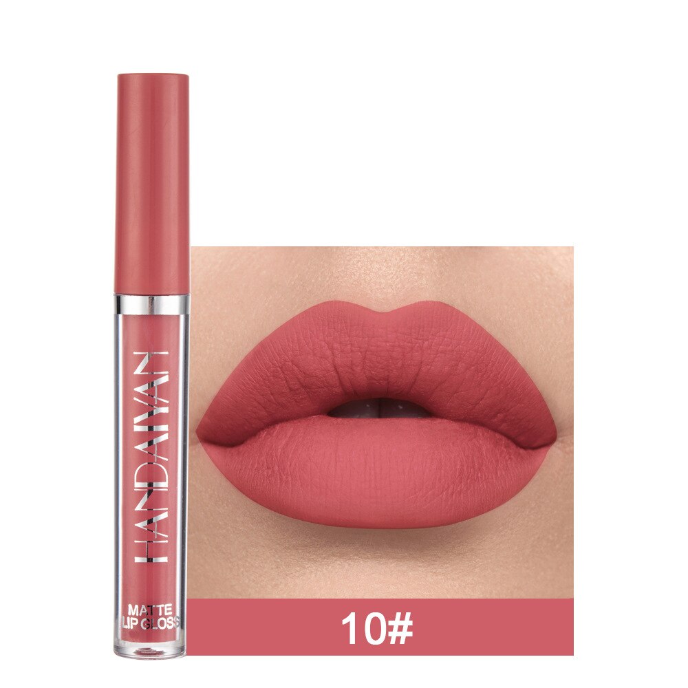 12 Colors Sexy Liquid Lipstick Matte Waterproof Lipgloss Nude Makeup Cosmetic - MERGE.DAY.1.FREESTYLE