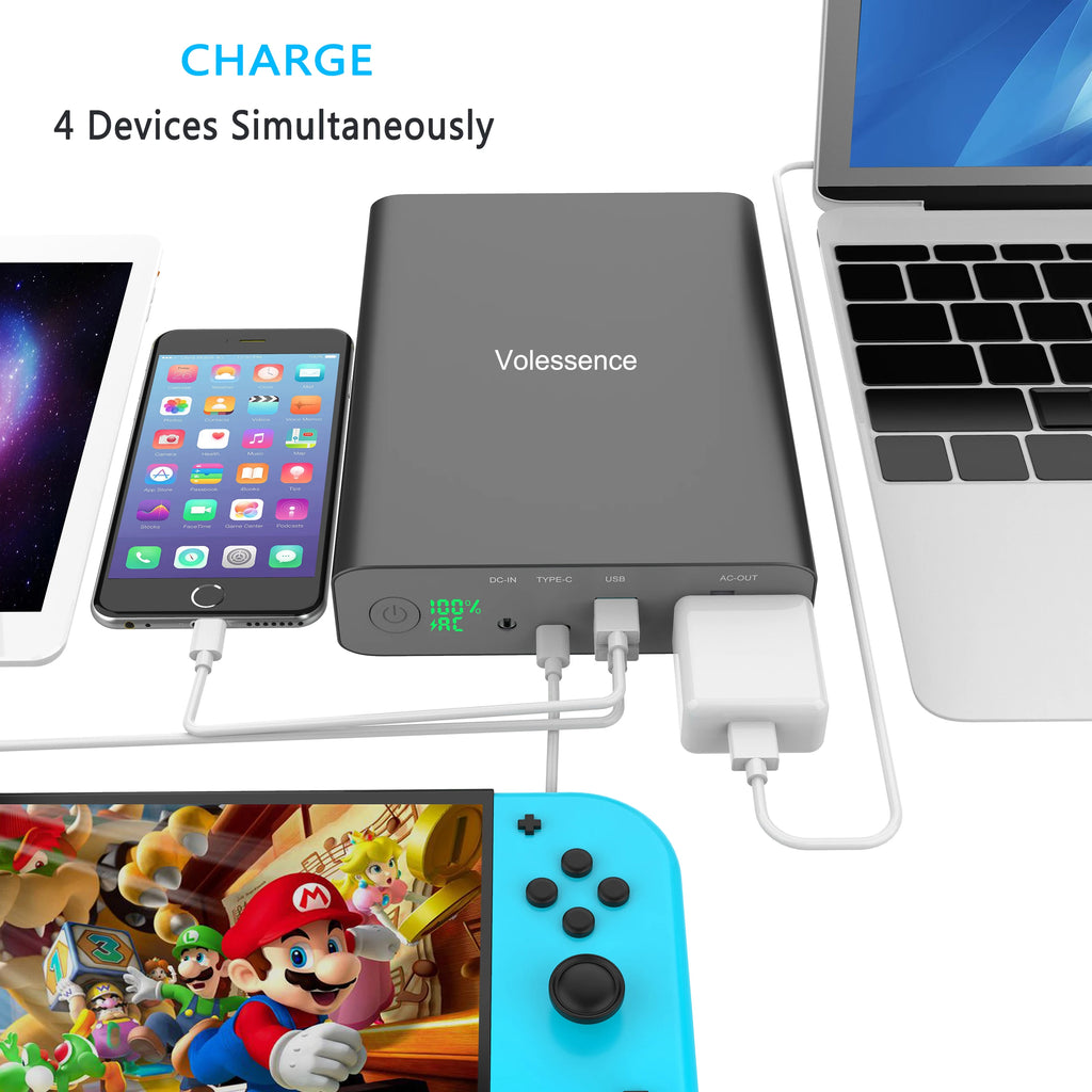 Hot Selling Laptop Power Bank 60000mah Portable Battery Charger Powerbank for Hp,dell,macbook,cpap,ipad,phone,camera,project - MERGE.DAY.1.FREESTYLE