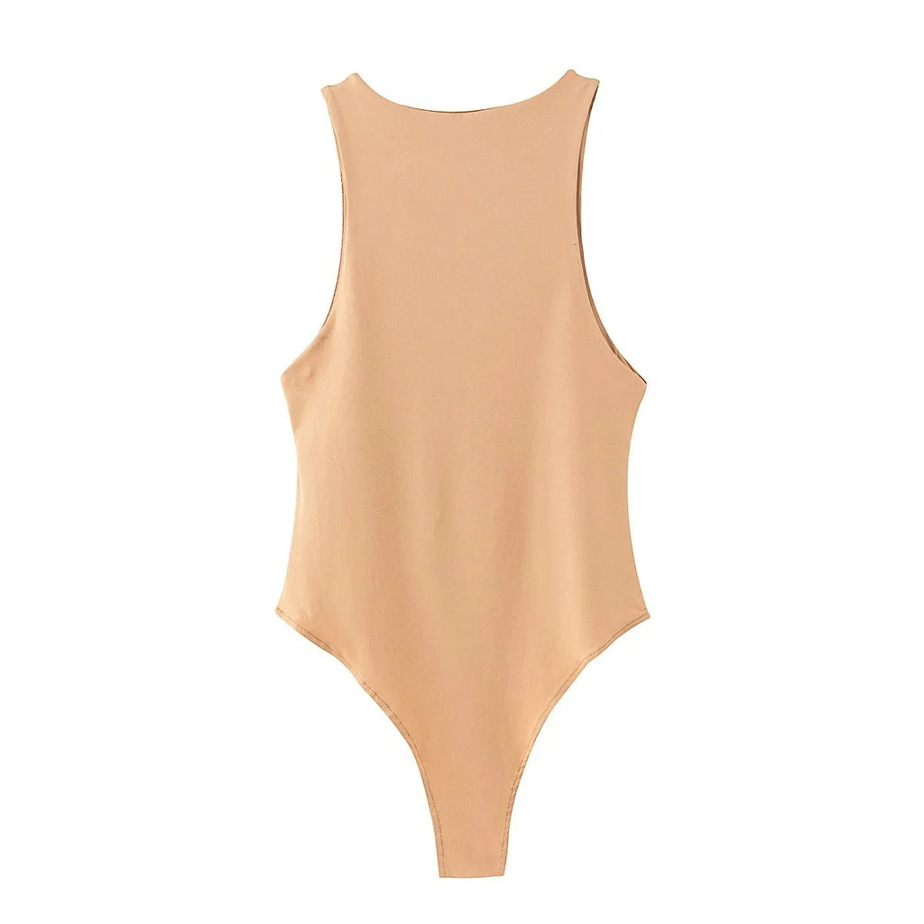 summer solid sexy bodycon women bodysuits - MERGE.DAY.1.FREESTYLE