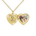 Personalized Picture Open Heart Locket Shape Necklace Custom Photo Text Pendant Jewelry - MERGE.DAY.1.FREESTYLE