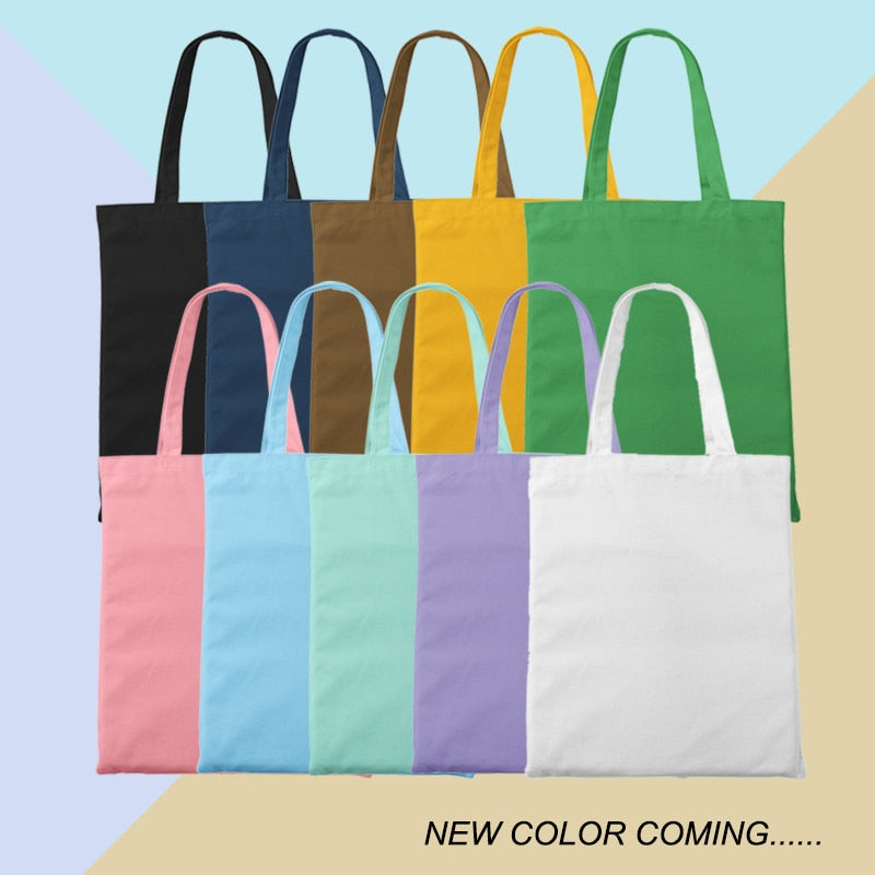 Custom Tote Bag Shopping Add Your Text Print Original Design Zipper Unisex Fashion Travel Canvas Bags - MERGE.DAY.1.FREESTYLE