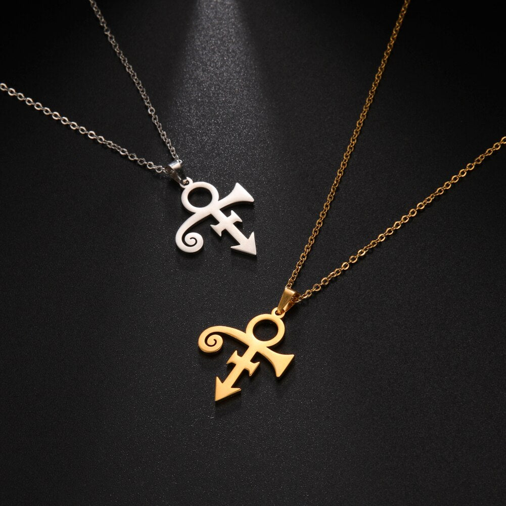 Guitar Memorial Love Symbol Pendant Necklace Le Petit Prince Necklaces - MERGE.DAY.1.FREESTYLE