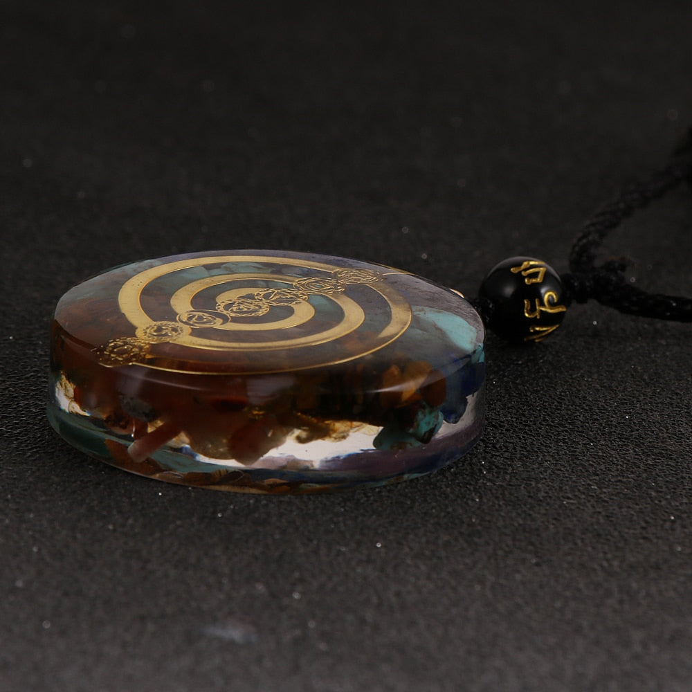 Energy Generator Orgone Amulet 7 Chakras Pendant Necklace - MERGE.DAY.1.FREESTYLE