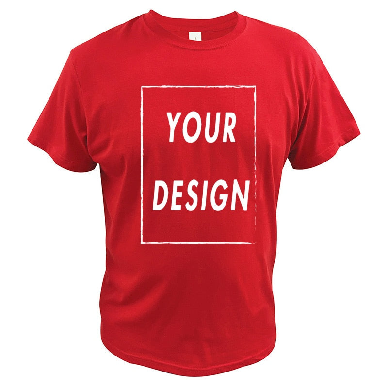 Custom T Shirt EU Size 100% Cotton Make Your Design Logo Text Men Women Print Original Design - MERGE.DAY.1.FREESTYLE