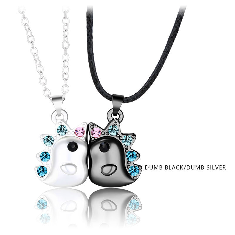 2Pcs/Set Magnetic Couple Necklace Unicorn Shaped Magnet Couple Necklace Jewelry - MERGE.DAY.1.FREESTYLE