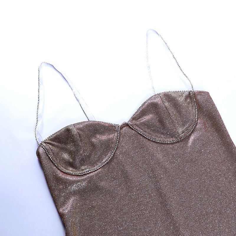 Spring and Summer For 2022 Tank Strap Designer Clothes Backless Casual Basic Corset Dress - MERGE.DAY.1.FREESTYLE