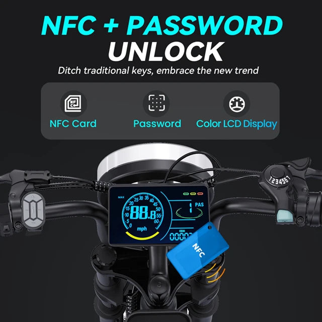 Factory Direct Price F6 48v 15.6Ah Hot Sale US Warehouse ElectricMountain EBike 20" Fat Tires With Plain Rear Passenger Seat - MERGE.DAY.1.FREESTYLE