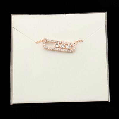 Arab Style Crystal Bead Pendant For Women Wedding Jewelry 3 Dot On Oval Necklace - MERGE.DAY.1.FREESTYLE