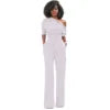 Hot Sale Professional Women's Fashion Solid Color Asymmetrical One-piece Jumpsuits