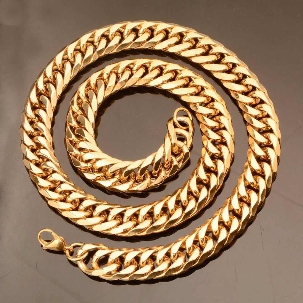 chunky gold necklace - MERGE.DAY.1.FREESTYLE