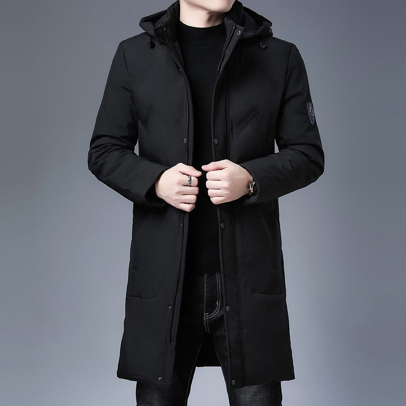Parkas Jacket Men Longline Windbreaker Coats Clothing - MERGE.DAY.1.FREESTYLE