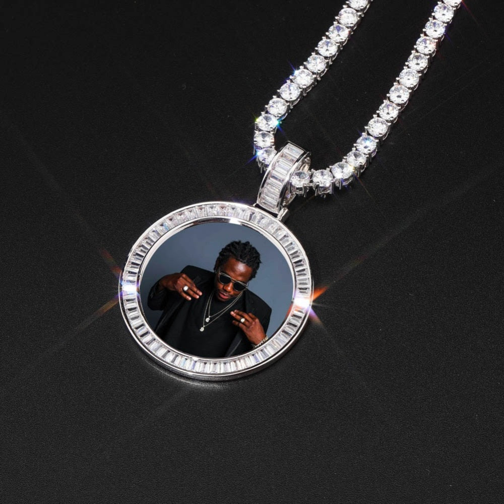 Custom Made Photo Medallions Necklace & Pendant With Hip hop Jewelry - MERGE.DAY.1.FREESTYLE