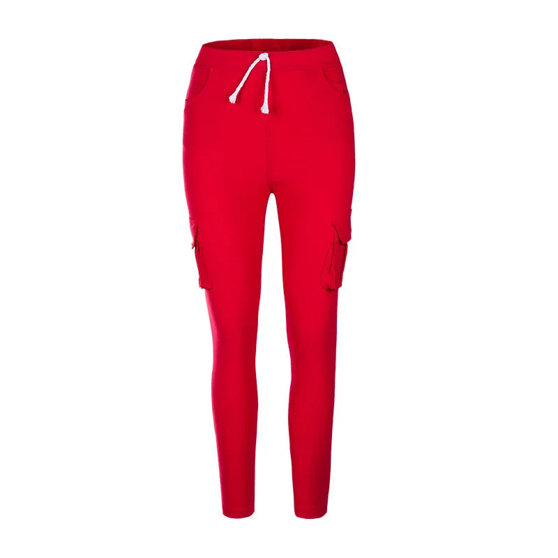 Elegant Elastic Women Pants Oversize Drawstring Long Pencil Pants - MERGE.DAY.1.FREESTYLE