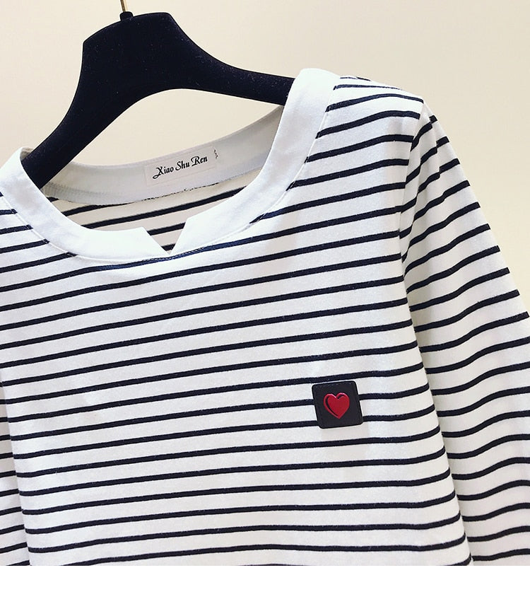 Casual Women T-Shirt Long Sleeve Style Slim Basic Cotton Tshirt Top Womens Clothing - MERGE.DAY.1.FREESTYLE