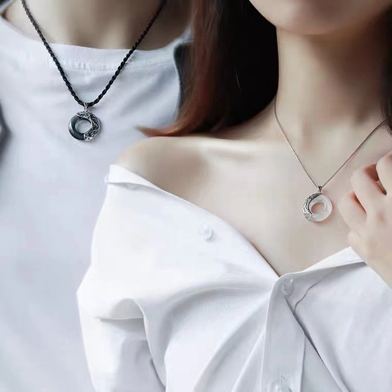 Heaven Officials Blessing Couple Necklaces Moonlight Pendant Necklace For Lovers Friendship Jewelry - MERGE.DAY.1.FREESTYLE