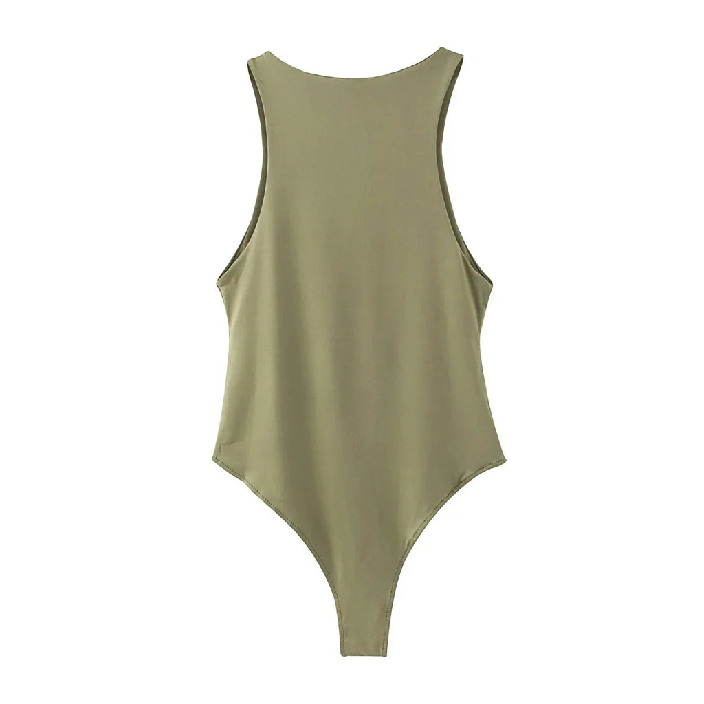 summer solid sexy bodycon women bodysuits - MERGE.DAY.1.FREESTYLE