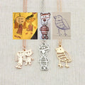 Actual Kids Drawing Necklace Art Gift Customized Personalized Necklace Children Artwork Necklace - MERGE.DAY.1.FREESTYLE