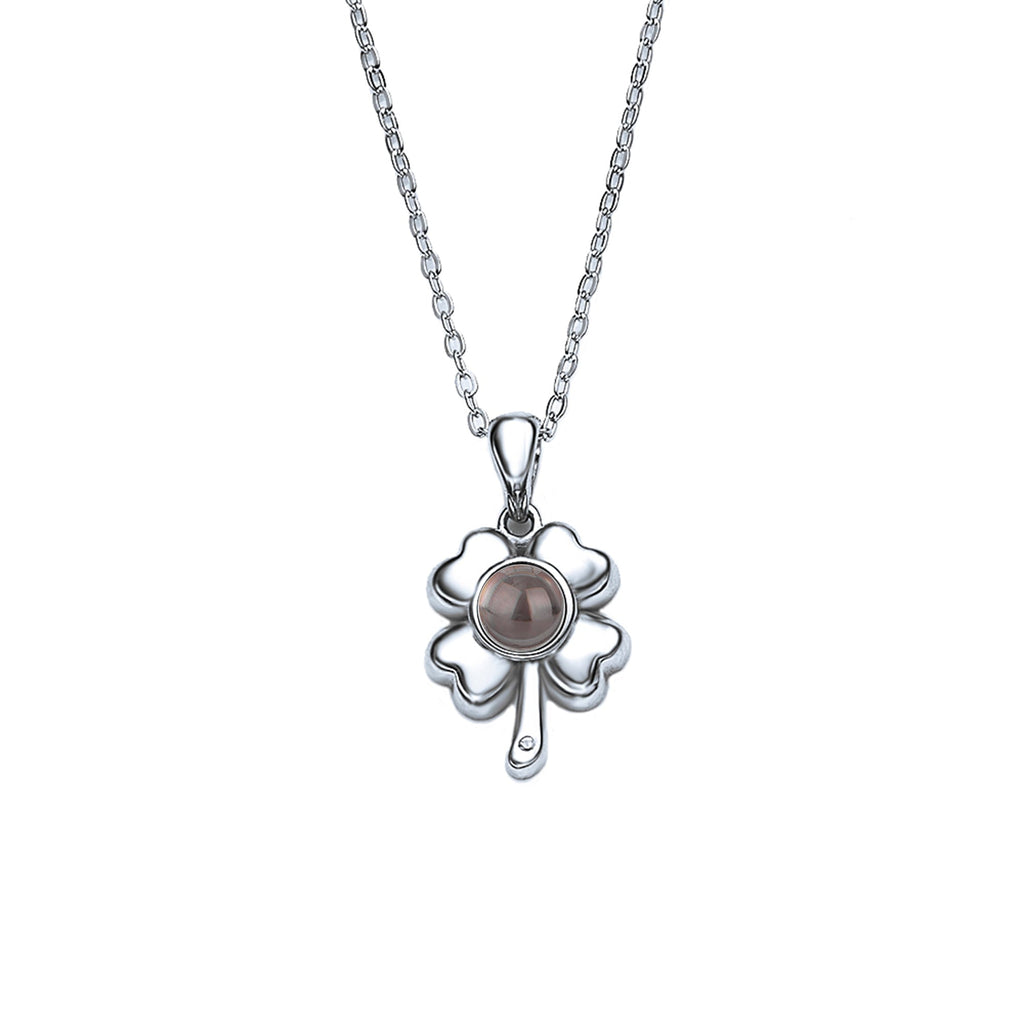 Customized 925 Silver photo Projection Necklace Couple Memory Gifts - MERGE.DAY.1.FREESTYLE