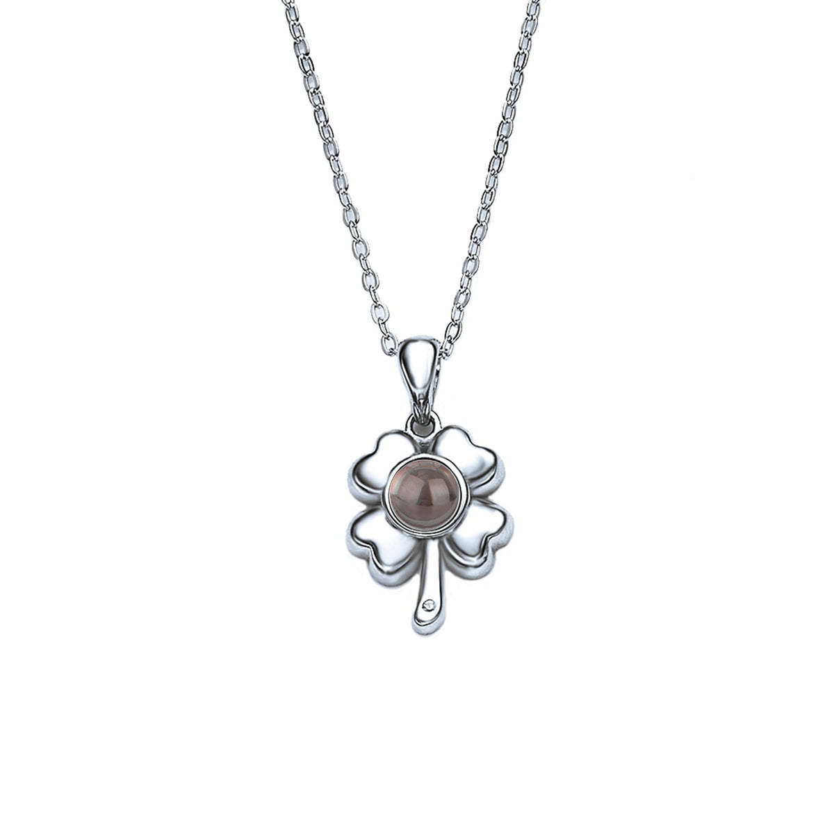 Customized 925 Silver photo Projection Necklace Couple Memory Gifts - MERGE.DAY.1.FREESTYLE