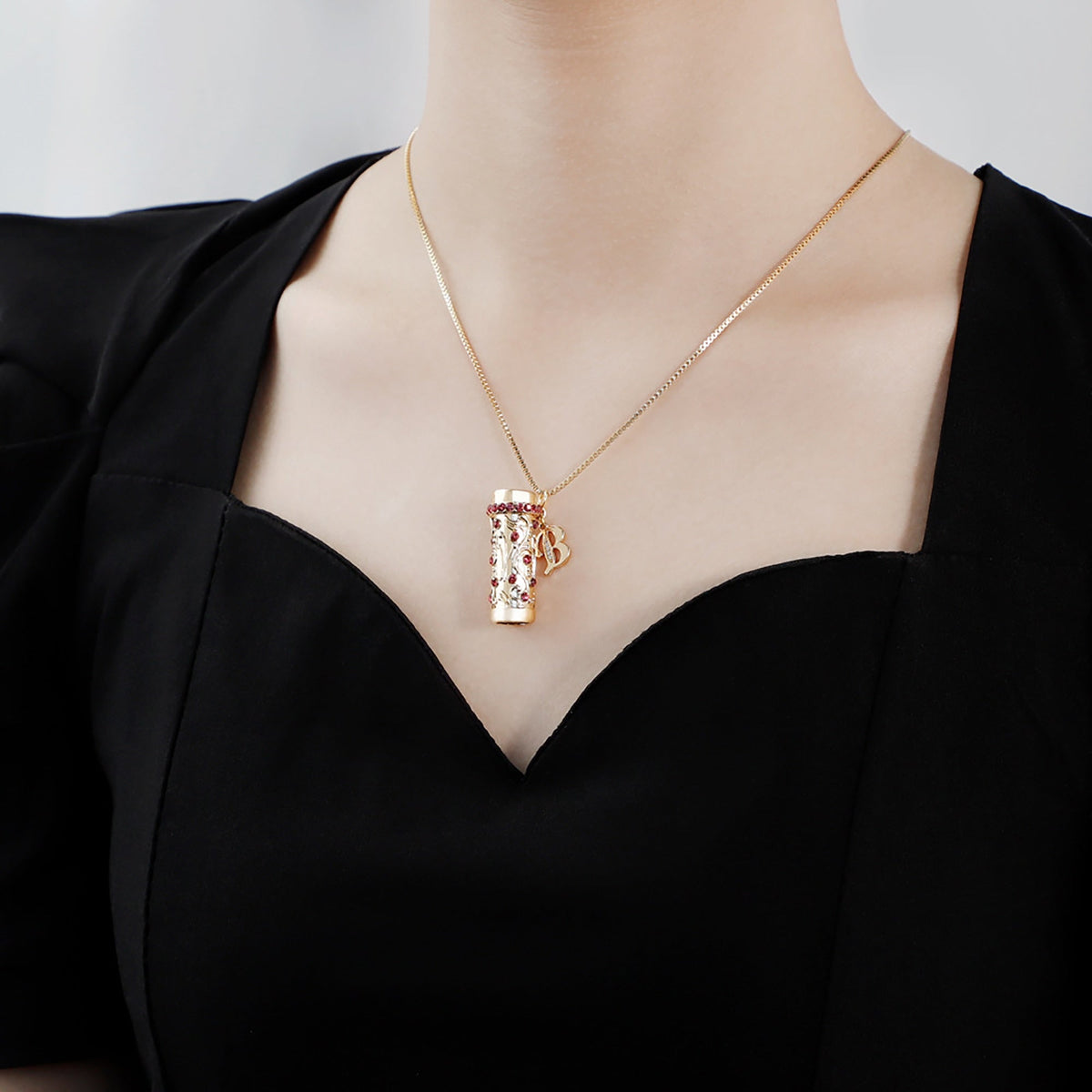 Personalised Letter Mini Colorful Kaleidoscope Pendant Necklaces - MERGE.DAY.1.FREESTYLE
