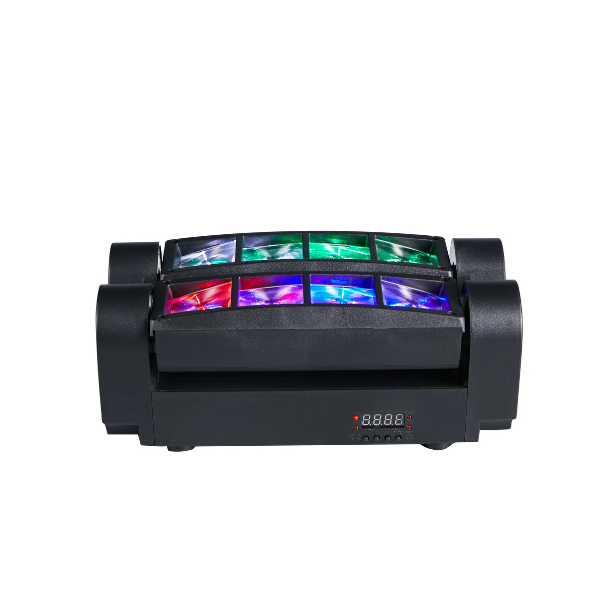 Moving Head DJ Lights LED Spider 80W RGBW Stage Lights Sound Activated DMX-512 for Party Pub Wedding Event Club Carnival Festiva - MERGE.DAY.1.FREESTYLE
