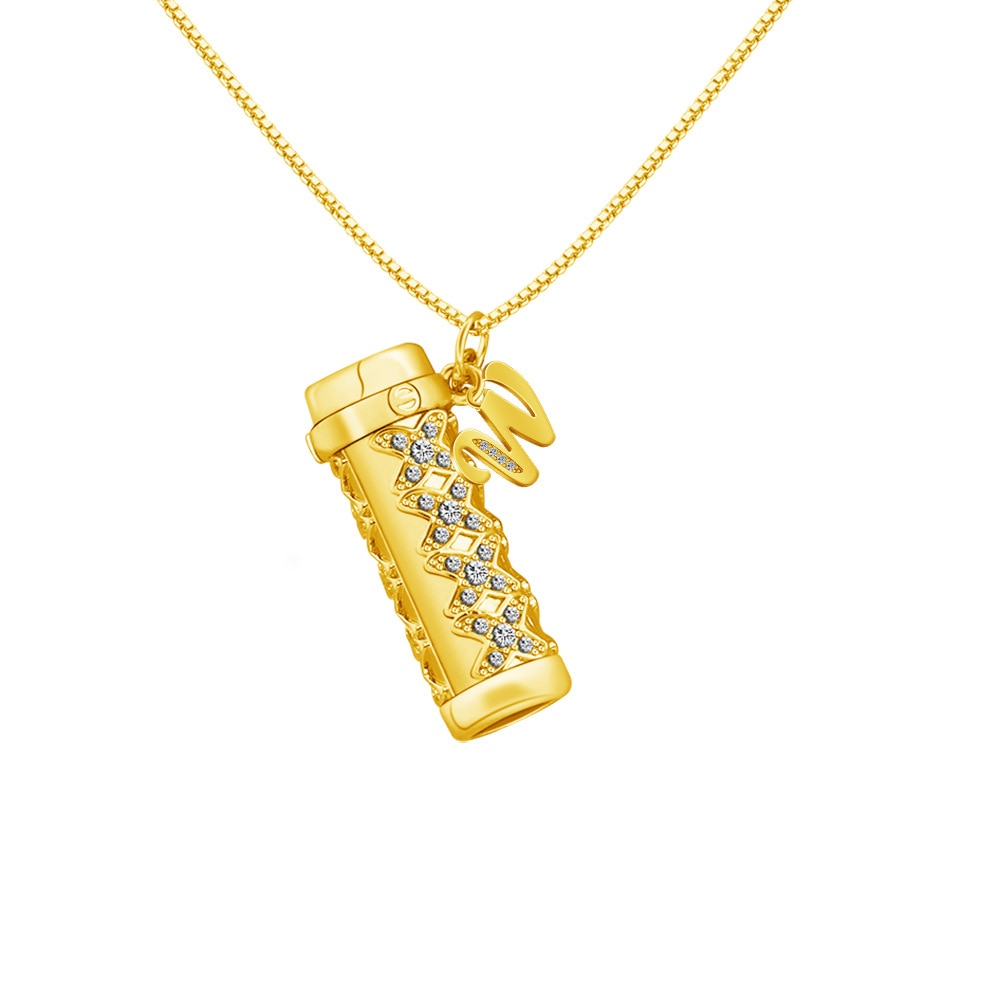 Personalised Letter Mini Colorful Kaleidoscope Pendant Necklaces - MERGE.DAY.1.FREESTYLE