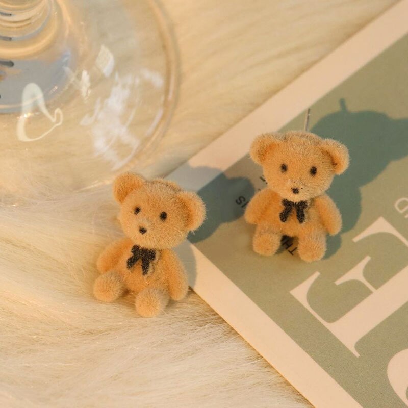Cute Plush Bear Pendant Necklace Collar Jewelry - MERGE.DAY.1.FREESTYLE