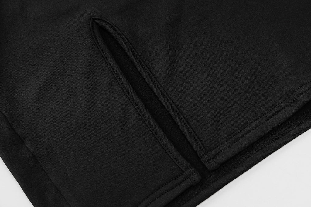 Women Spring Autumn Long Sleeve Bodycon Soild Color Black Slim Package Hip Mini Dress - MERGE.DAY.1.FREESTYLE