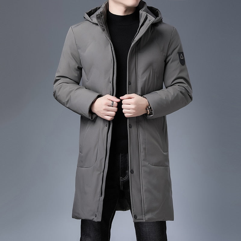 Parkas Jacket Men Longline Windbreaker Coats Clothing - MERGE.DAY.1.FREESTYLE