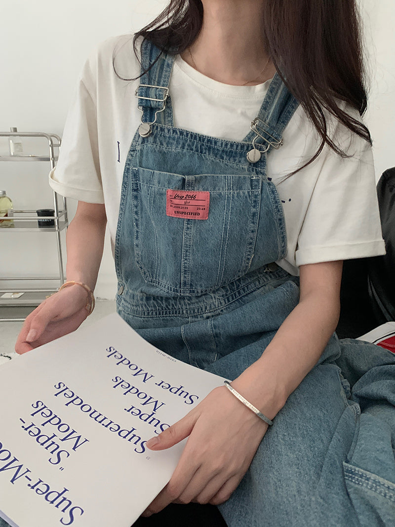 Casual Denim Jumpsuits Women Loose Overalls Baggy Wide Leg Rompers - MERGE.DAY.1.FREESTYLE