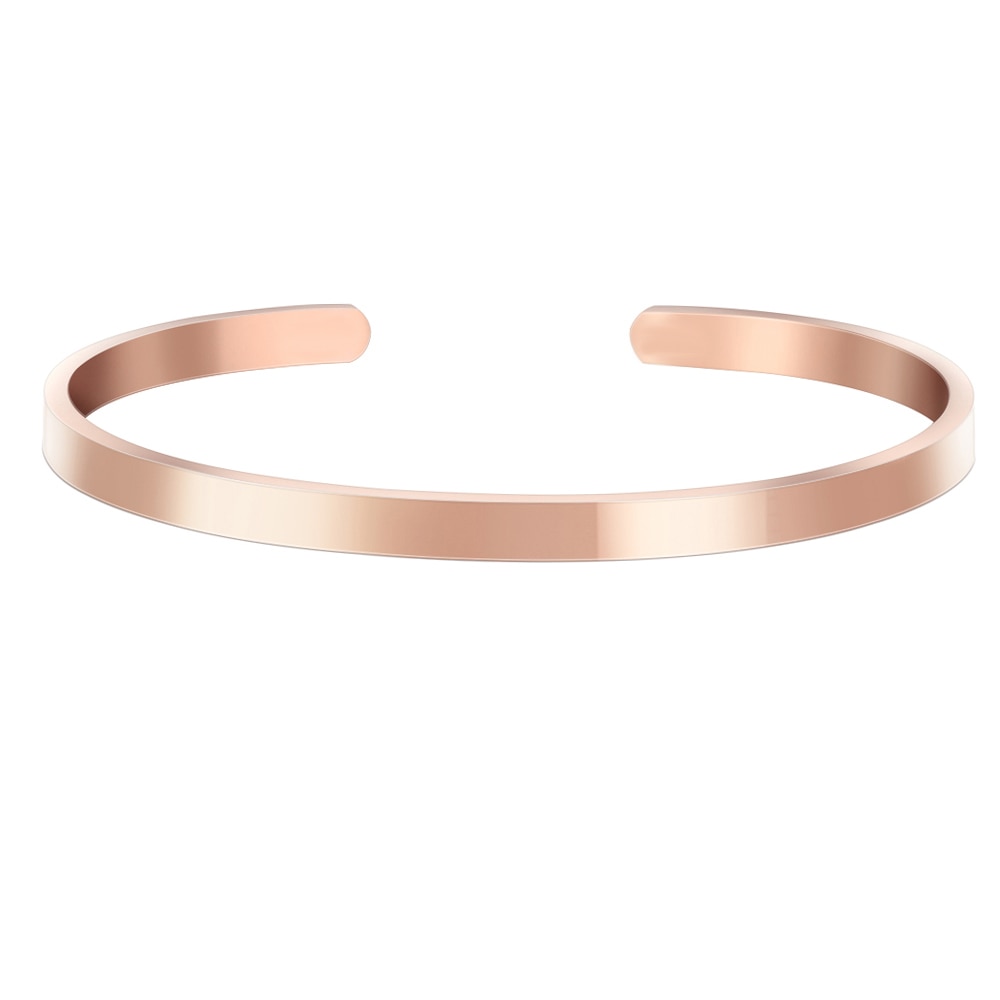 Custom Necklace Bar Engraved Name Text Bangle Cuff Jewelry - MERGE.DAY.1.FREESTYLE