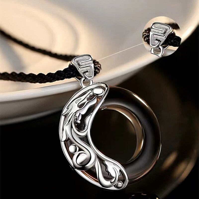 Heaven Officials Blessing Couple Necklaces Moonlight Pendant Necklace For Lovers Friendship Jewelry - MERGE.DAY.1.FREESTYLE