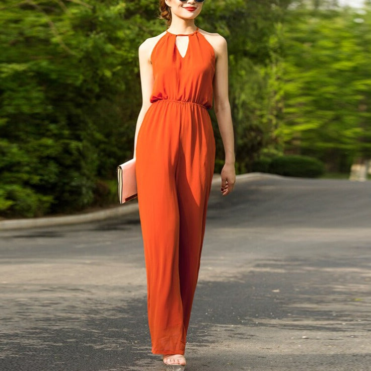 2022 Beach Style Jumpsuit for Women Summer Chiffon Bohemian Full Length Party Rompers - MERGE.DAY.1.FREESTYLE