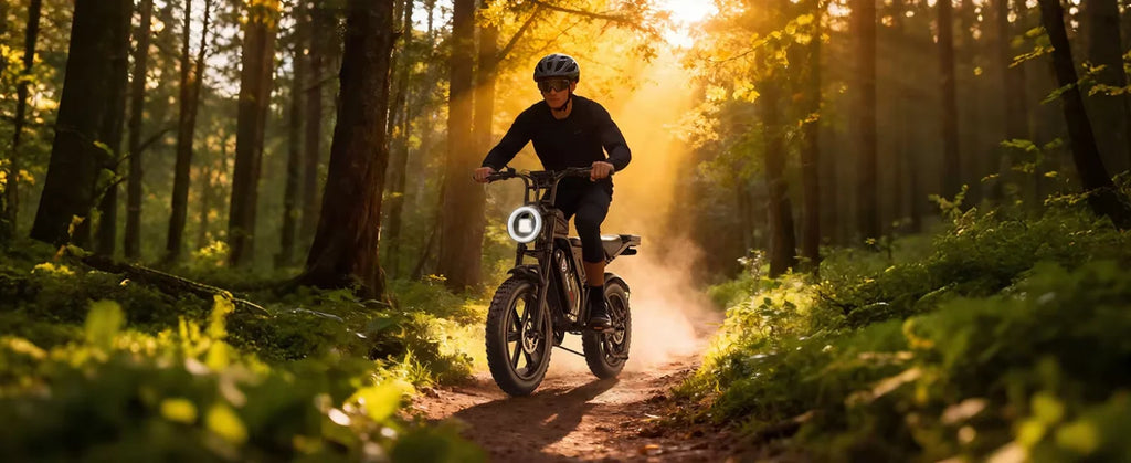 Factory Direct Price F6 48v 15.6Ah Hot Sale US Warehouse ElectricMountain EBike 20" Fat Tires With Plain Rear Passenger Seat - MERGE.DAY.1.FREESTYLE