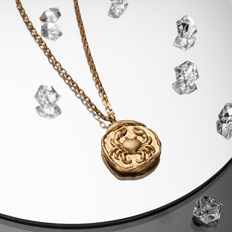 twelve zodiac signs necklace - MERGE.DAY.1.FREESTYLE