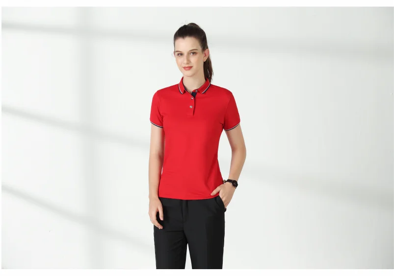 Golf Women's Polo Shirt Lapel Slim Fit Short Sleeve - MERGE.DAY.1.FREESTYLE